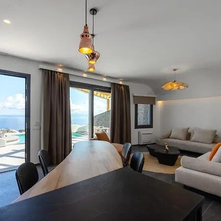 Exquisite Santorini | Vista Verde| 2 Bedrooms | Private Outdoor Pool With Spectacular Aegan Sea Views | Heated Jacuzzi |